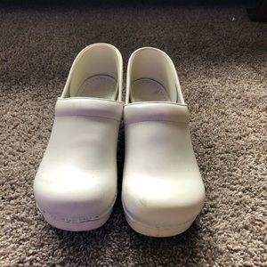 Dansko White clog